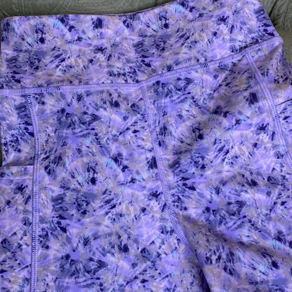 Johnny Was Calme Size XS Leggings Purple Starburst NWT Retail $149 - Picture 8 of 11